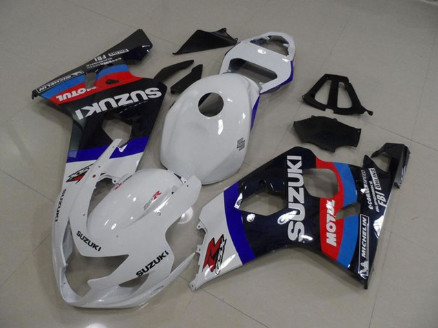 Carenados Moto Suzuki GSXR 750 2004-2005 - Blanco Azul Rojo Negro Motul