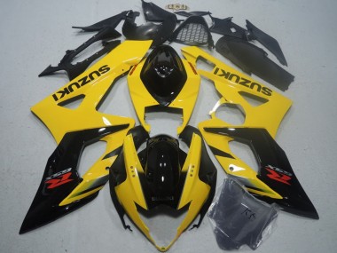 Carenado Moto Suzuki GSXR 1000 2005-2006 - Amarillo Negro Brillante