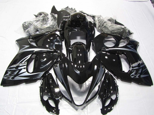 Carenados Moto Suzuki GSXR 1300 Hayabusa 2008-2020 - Negro Brillante Plata