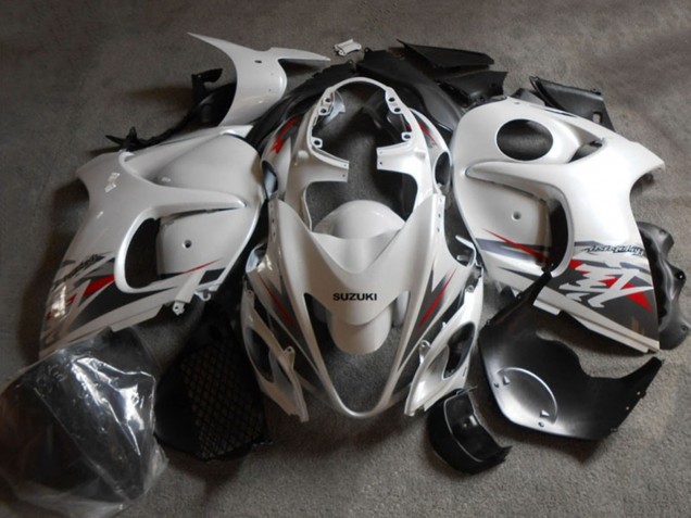 Carenado Moto Suzuki GSXR 1300 Hayabusa 2008-2020 - Blanco Negro