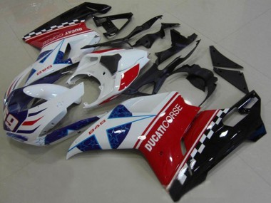 Carenados Moto Ducati 1098 2007-2014 - Blanco Rojo Negro Azul Corse 69