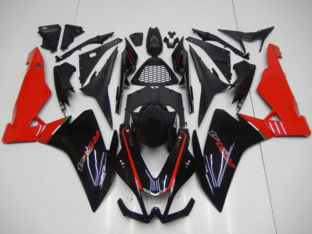 Carenados Moto Aprilia RSV4 1000 2009-2015 - Negro Rojo