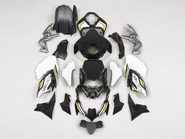 Carenados Moto Kawasaki Z900 2020-2024 - Negro Blanco Amarillo