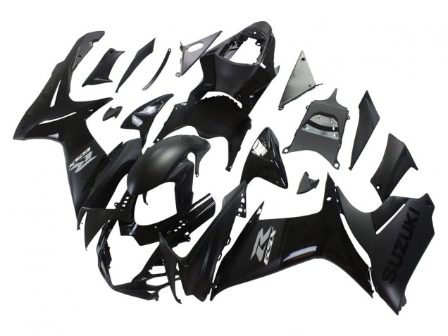 Carenados Moto Suzuki GSXR 600/750 2011-2024 - Negro Mate Negro Brillante