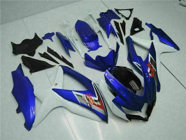 Moto Plástica GSXR 600 / 750 K8 08-10 - Azul Blanco Moto Plástica GSXR 600 / 750 K8 08-10 - Azul Blanco