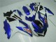 Moto Plástica GSXR 600 / 750 K8 08-10 - Azul Blanco Moto Plástica GSXR 600 / 750 K8 08-10 - Azul Blanco
