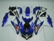 Moto Plástica GSXR 600 / 750 K8 08-10 - Azul Blanco Moto Plástica GSXR 600 / 750 K8 08-10 - Azul Blanco