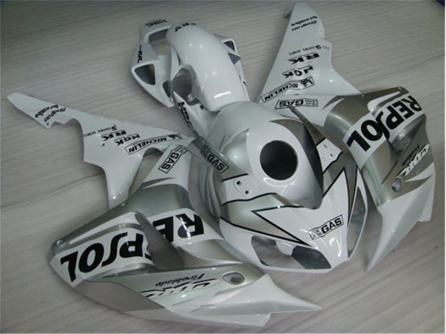 Moto Plástico CBR 1000 RR 04-05 - Blanco Plata Negro Repsol