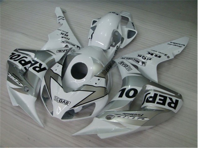 Moto Plástico CBR 1000 RR 04-05 - Blanco Plata Negro Repsol