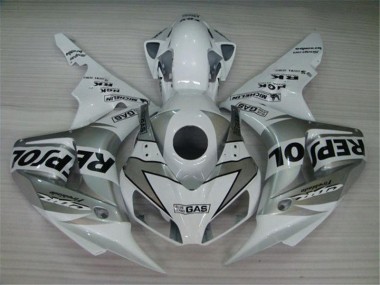 Moto Plástico CBR 1000 RR 04-05 - Blanco Plata Negro Repsol