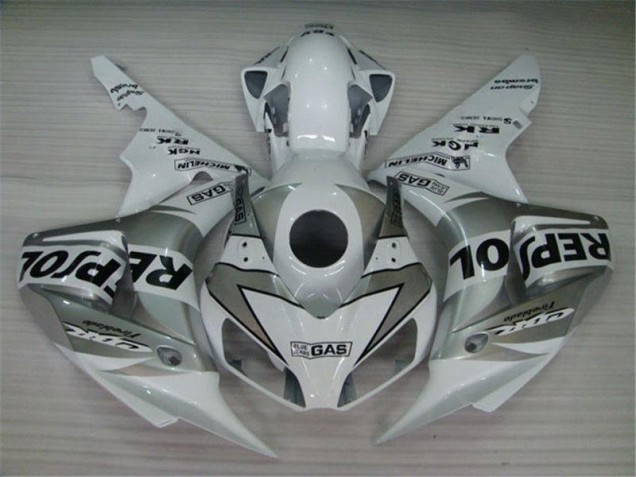 Moto Plástico CBR 1000 RR 04-05 - Blanco Plata Negro Repsol