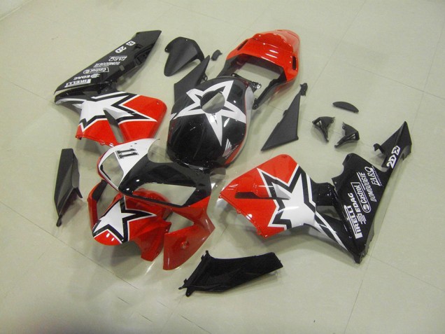 Moto Plástico CBR 600 RR 03-04 - Negro Rojo Moto Plástico CBR 600 RR 03-04 - Negro Rojo