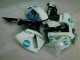 Moto Plástico CBR 600 RR 05-06 - Blanco Azul Moto Plástico CBR 600 RR 05-06 - Blanco Azul