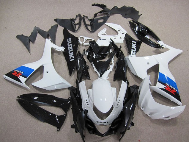 Moto Plástico GSXR 1000 K9 09-16 - Blanco Negro Moto Plástico GSXR 1000 K9 09-16 - Blanco Negro