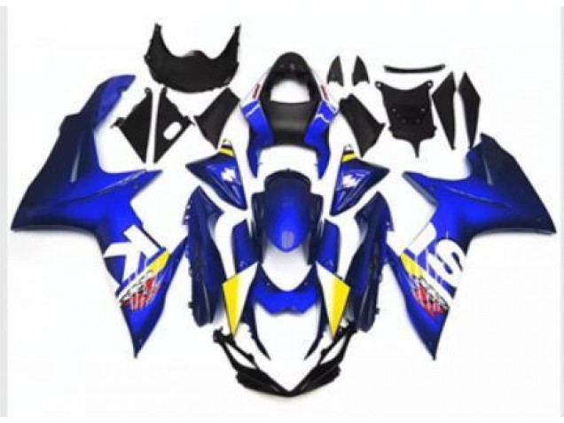 Moto Plástico GSXR 600 / 750 K11 11-21 - Azul Blanco Moto Plástico GSXR 600 / 750 K11 11-21 - Azul Blanco