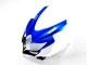 Moto Plástico GSXR 600 / 750 K8 08-10 - Azul Blanco Moto Plástico GSXR 600 / 750 K8 08-10 - Azul Blanco
