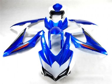 Moto Plástico GSXR 600 / 750 K8 08-10 - Azul Blanco