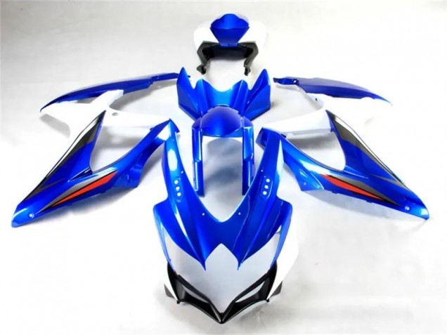 Moto Plástico GSXR 600 / 750 K8 08-10 - Azul Blanco Moto Plástico GSXR 600 / 750 K8 08-10 - Azul Blanco