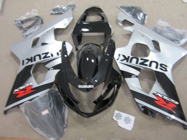 Moto Plástico GSXR 750 K4 04-05 - Negro Blanco