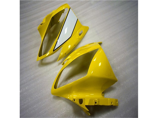 Moto Plástico R6 06-07 - Amarillo Blanco Negro Moto Plástico R6 06-07 - Amarillo Blanco Negro