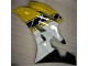 Moto Plástico R6 06-07 - Amarillo Blanco Negro Moto Plástico R6 06-07 - Amarillo Blanco Negro