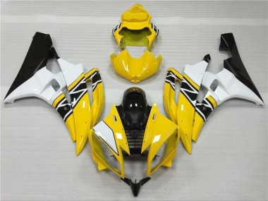 Moto Plástico R6 06-07 - Amarillo Blanco Negro