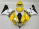 Moto Plástico R6 06-07 - Amarillo Blanco Negro Moto Plástico R6 06-07 - Amarillo Blanco Negro
