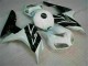 Plástica Moto CBR 1000 RR 04-05 - Blanco Negro Plástica Moto CBR 1000 RR 04-05 - Blanco Negro