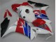 Plástica Moto CBR 1000 RR 12-16 - Blanco Azul Rojo Plástica Moto CBR 1000 RR 12-16 - Blanco Azul Rojo