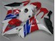 Plástica Moto CBR 1000 RR 12-16 - Blanco Azul Rojo Plástica Moto CBR 1000 RR 12-16 - Blanco Azul Rojo