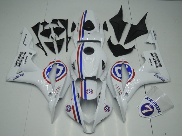 Plástica Moto CBR 600 RR 07-08 - Blanco Plástica Moto CBR 600 RR 07-08 - Blanco