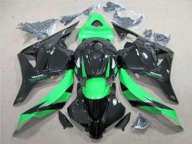 Plástica Moto CBR 600 RR 09-12 - Negro Verde