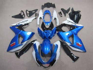Plástica Moto GSXR 1000 K9 09-16 - Azul Blanco