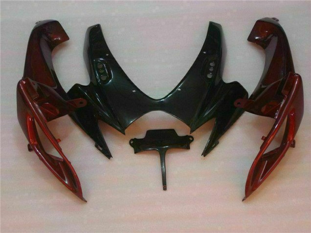 Plástica Moto GSXR 600 / 750 K6 06-07 - Negro Rojo Plástica Moto GSXR 600 / 750 K6 06-07 - Negro Rojo