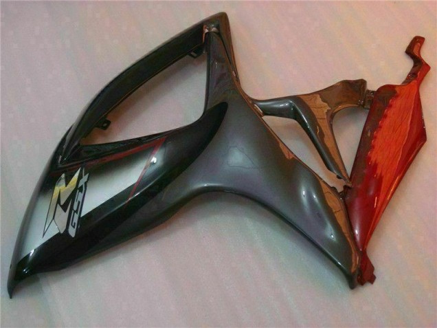 Plástica Moto GSXR 600 / 750 K6 06-07 - Negro Rojo Plástica Moto GSXR 600 / 750 K6 06-07 - Negro Rojo