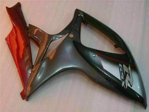 Plástica Moto GSXR 600 / 750 K6 06-07 - Negro Rojo Plástica Moto GSXR 600 / 750 K6 06-07 - Negro Rojo