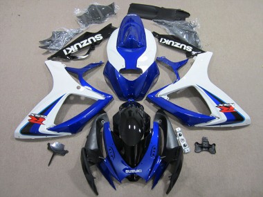 Plástica Moto GSXR 600 K6 06-07 - Azul Blanco