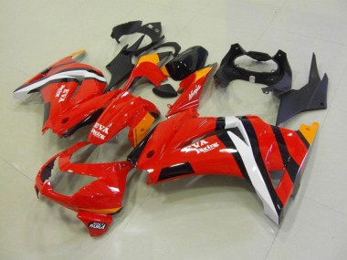 Plástica Moto ZX 250R 08-12 - Rojo Negro