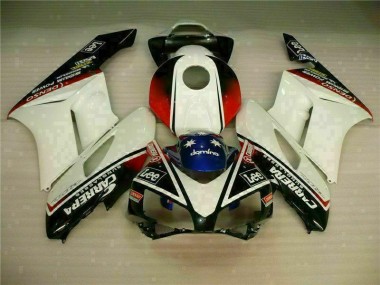 Plástico Moto CBR 1000 RR 04-05 - Blanco Negro