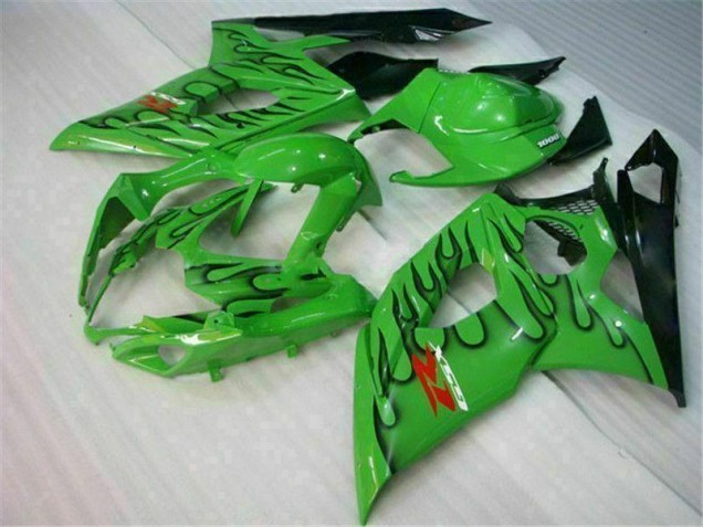 Plástico Moto GSXR 1000 K5 05-06 - Verde Plástico Moto GSXR 1000 K5 05-06 - Verde