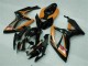 Plástico Moto GSXR 600 / 750 K6 06-07 - Negro Naranja Plástico Moto GSXR 600 / 750 K6 06-07 - Negro Naranja