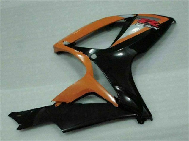 Plástico Moto GSXR 600 / 750 K6 06-07 - Negro Naranja Plástico Moto GSXR 600 / 750 K6 06-07 - Negro Naranja
