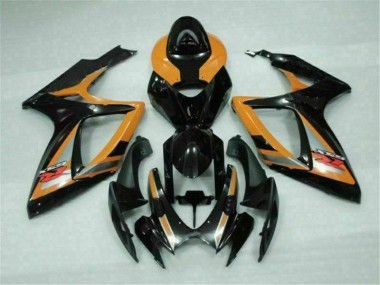 Plástico Moto GSXR 600 / 750 K6 06-07 - Negro Naranja