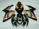 Plástico Moto GSXR 600 / 750 K6 06-07 - Negro Naranja Plástico Moto GSXR 600 / 750 K6 06-07 - Negro Naranja
