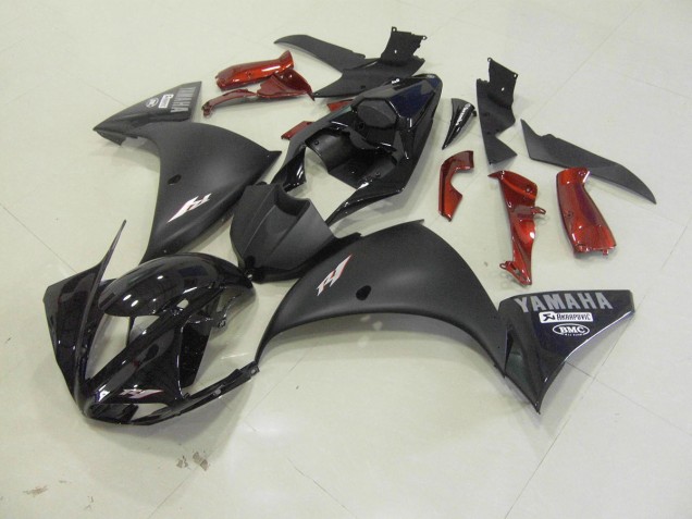 Plástico Moto R1 12-14 - Negro Mate Plástico Moto R1 12-14 - Negro Mate