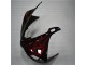 Plástico Moto R6 03-05 - Negro Rojo Llama Plástico Moto R6 03-05 - Negro Rojo Llama