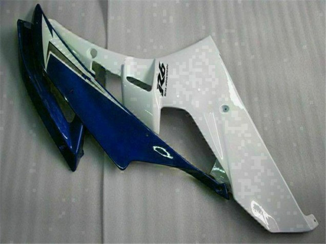 Plástico Moto R6 06-07 - Blanco Azul Plástico Moto R6 06-07 - Blanco Azul