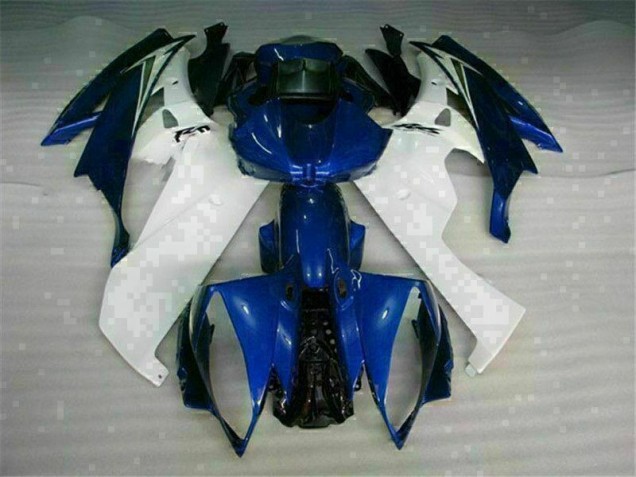 Plástico Moto R6 06-07 - Blanco Azul Plástico Moto R6 06-07 - Blanco Azul