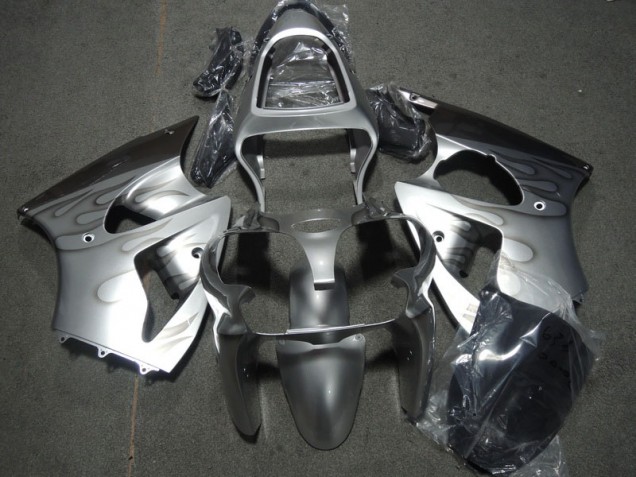 Plástico Moto ZX6R 00-02 - Plata Llama Plástico Moto ZX6R 00-02 - Plata Llama